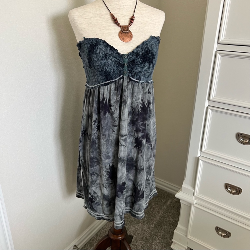 Tie Dye Summer Dress - Removable Straps